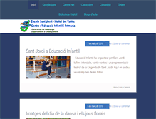 Tablet Screenshot of ceipsantjordimollet.xtec.cat